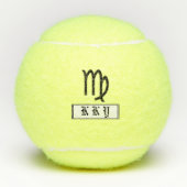 《星座》乙女座〔占星術の〕十二宮図シンボル標準by Kenneth Yoncich テニスボール (正面)