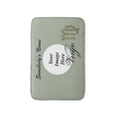 《星座》乙女座〔占星術の〕十二宮図シンボル要素byケネス・ヨンチッチ バスマット (正面縦)