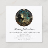 《星座》乙女座〔占星術の〕十二宮図スクエアビジネスカード スクエア名刺 (裏面)