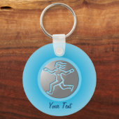 《星座》乙女座〔占星術の〕十二宮図スターサインプレミアムシルバー キーホルダー (正面)