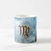 《星座》乙女座〔占星術の〕十二宮図スターサインマグ コーヒーマグカップ (中央)