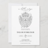 《星座》乙女座〔占星術の〕十二宮図スターサイン星占いベビーシャワー 招待状 (正面)