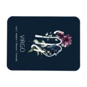 《星座》乙女座〔占星術の〕十二宮図スターサイン マグネット (横)