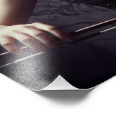 《星座》乙女座〔占星術の〕十二宮図ミュージシャンチェロ フォトプリント            (角)