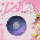 《星座》乙女座〔占星術の〕十二宮図占星術の標識 – プラネットマーキュリー ペーパープレート (パーティー)