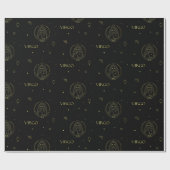 《星座》乙女座〔占星術の〕十二宮図占星術星形勾配 ラッピングペーパー (フラット)