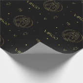 《星座》乙女座〔占星術の〕十二宮図占星術星形勾配 ラッピングペーパー (角)