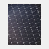 《星座》乙女座〔占星術の〕十二宮図名コンステレーションアストロロジー フリースブランケット (正面)