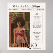 《星座》乙女座 | 〔占星術の〕十二宮図星占い写真新聞 ポスター (正面)