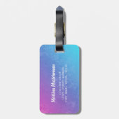 《星座》乙女座〔占星術の〕十二宮図星印占星術星座 ラゲッジタグ (裏面縦)