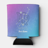 《星座》乙女座〔占星術の〕十二宮図星印占星術星座 缶クーラー (裏面)