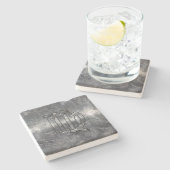 《星座》乙女座〔占星術の〕十二宮図標識グランジ動揺してスタイル ストーンコースター (横)