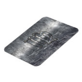 《星座》乙女座〔占星術の〕十二宮図標識グランジ動揺してスタイル マグネット (左側)