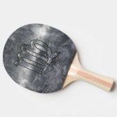 《星座》乙女座〔占星術の〕十二宮図標識グランジ動揺してスタイル 卓球ラケット (横)