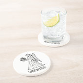 《星座》乙女座〔占星術の〕十二宮図標識コースター コースター (側面)