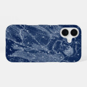 《星座》乙女座〔占星術の〕十二宮図標識ヴィンテージイラストレーション iPhone 16ケース (裏面横)