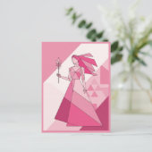 《星座》乙女座〔占星術の〕十二宮図標識 ポストカード (スタンド正面)