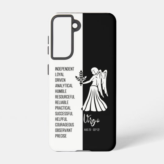 《星座》乙女座〔占星術の〕十二宮図標識 SAMSUNG GALAXYケース (裏面)