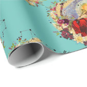 《星座》乙女座〔占星術の〕十二宮図誕生日 ラッピングペーパー (ロールコーナー)