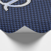 《星座》乙女座〔占星術の〕十二宮図銀標識青色炭素繊維プリント ラッピングペーパー (角)