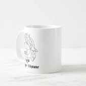 《星座》乙女座、〔占星術の〕十二宮図 コーヒーマグカップ (正面左)