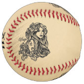 《星座》乙女座〔占星術の〕十二宮図 素朴 ソフトボール (正面左)