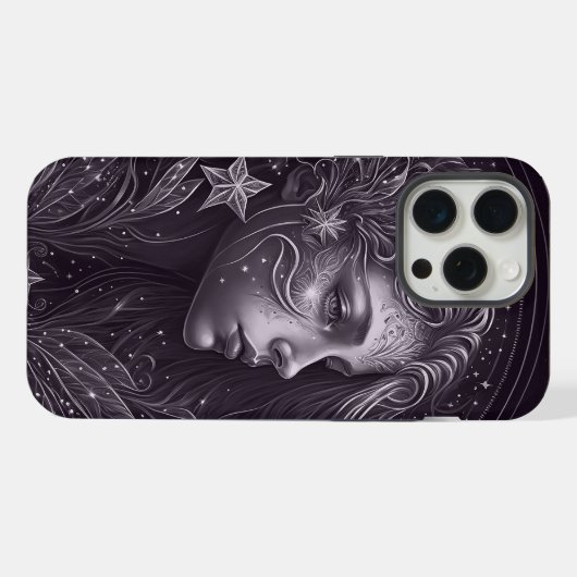 「《星座》乙女座」〔占星術の〕十二宮図 iPhoneケース (裏面横)