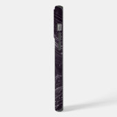 「《星座》乙女座」〔占星術の〕十二宮図 iPhoneケース (左側面)