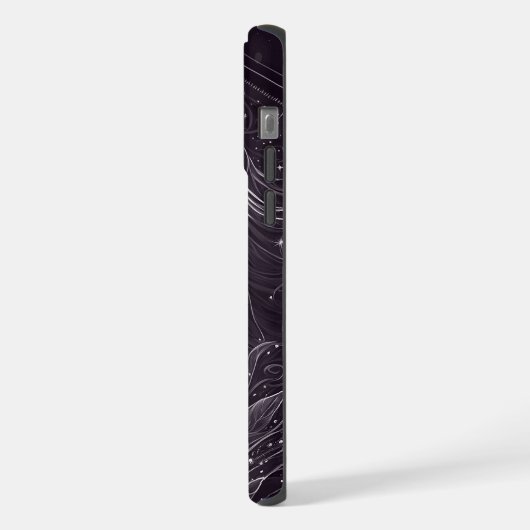 「《星座》乙女座」〔占星術の〕十二宮図 iPhoneケース (左側面)