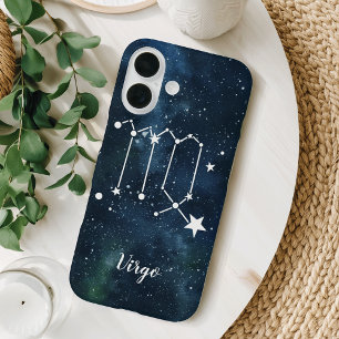 《星座》乙女座  占星術の〔占星術の〕十二宮図標識コンステレーション iPhone 16ケース