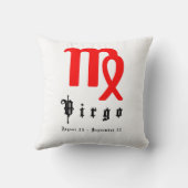 《星座》乙女座,占星術,〔占星術の〕十二宮図，占星術 クッション (裏面)