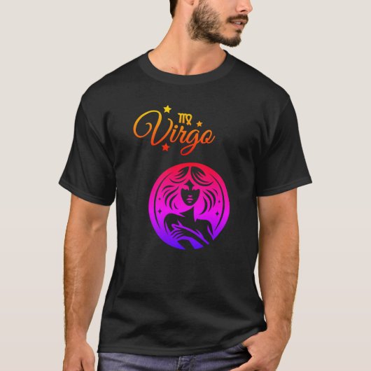 「《星座》乙女座」色 Tシャツ (正面)