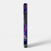 《星座》乙女座、青 iPhoneケース (左側面)