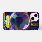 《星座》乙女座、青 iPhoneケース (裏面横)