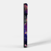 《星座》乙女座、青 iPhoneケース (右側面)