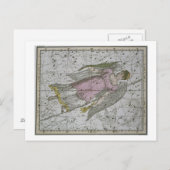 《星座》乙女座、1822年パブ「天星図」より(col) ポストカード (正面/裏面)