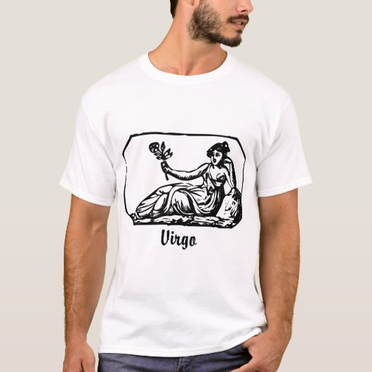 《星座》乙女座 Tシャツ (正面)