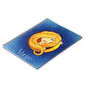 《星座》乙女座、Vergine ノートブック (左側)