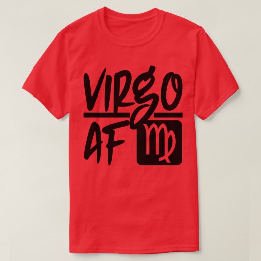 《星座》乙女座AF 3 Tシャツ (デザイン正面)