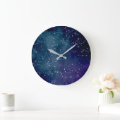 星座 天文学 スカイマップ ラージ壁時計 (ホーム)