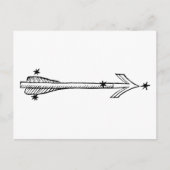 星座：矢形 ポストカード (正面)