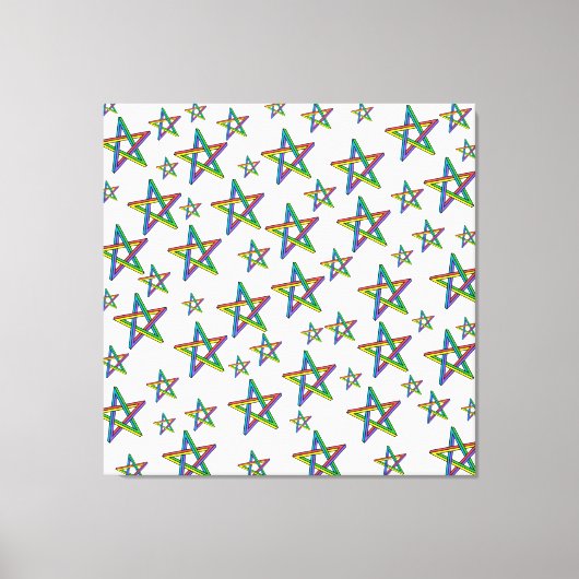 星引き伸ばしキャンバス印刷 キャンバスプリント (正面)