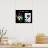 星形の写真のパーソナライズ ポスター (キッチン)