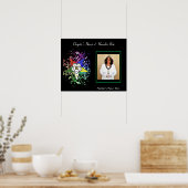 星形の写真のパーソナライズ ポスター (キッチン)