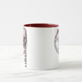 星形五角形のスカル マグカップ (中央)