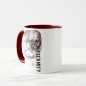 星形五角形のスカル マグカップ (正面左)