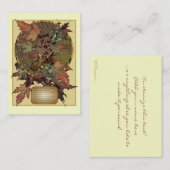 星形五角形のプロフィールカードが付いているウィッカ信者の車輪 名刺 (正面/裏面)