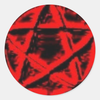 星形五角形シール ラウンドシール