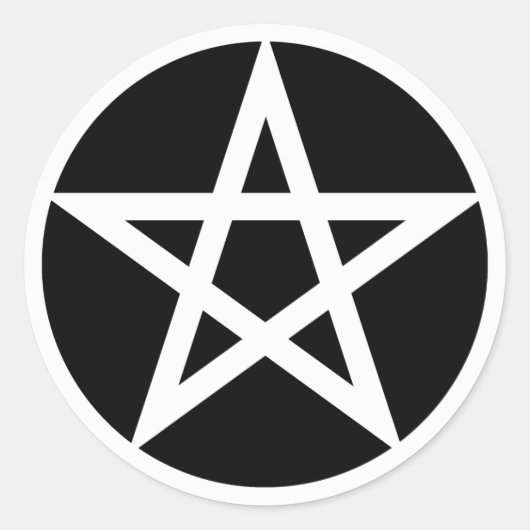 星形五角形シール ラウンドシール (正面)