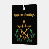 星形五角形スターウィッチーオーナメント メタルオーナメント (正面左)